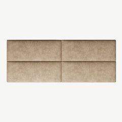EasyMount Upholstered Wall Panels Pack of 8 in Beige
