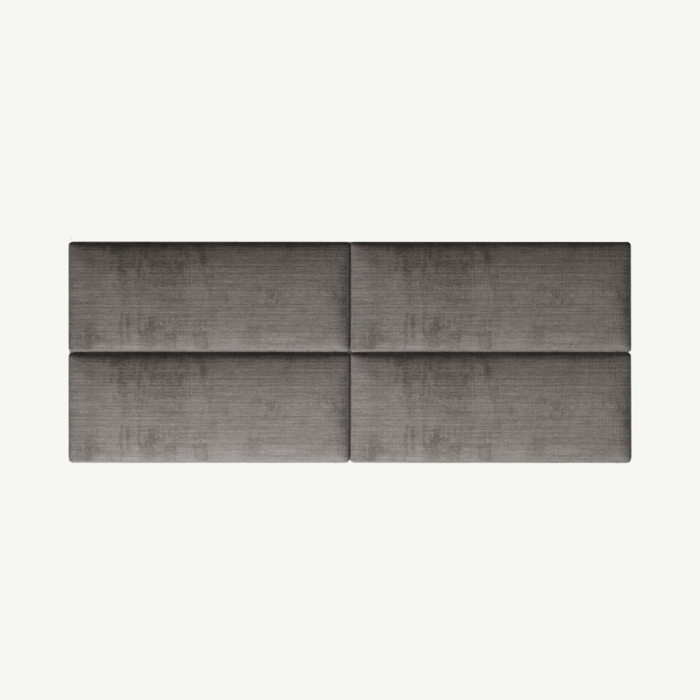 EasyMount Upholstered Wall Panels Pack of 2 in Silver-1
