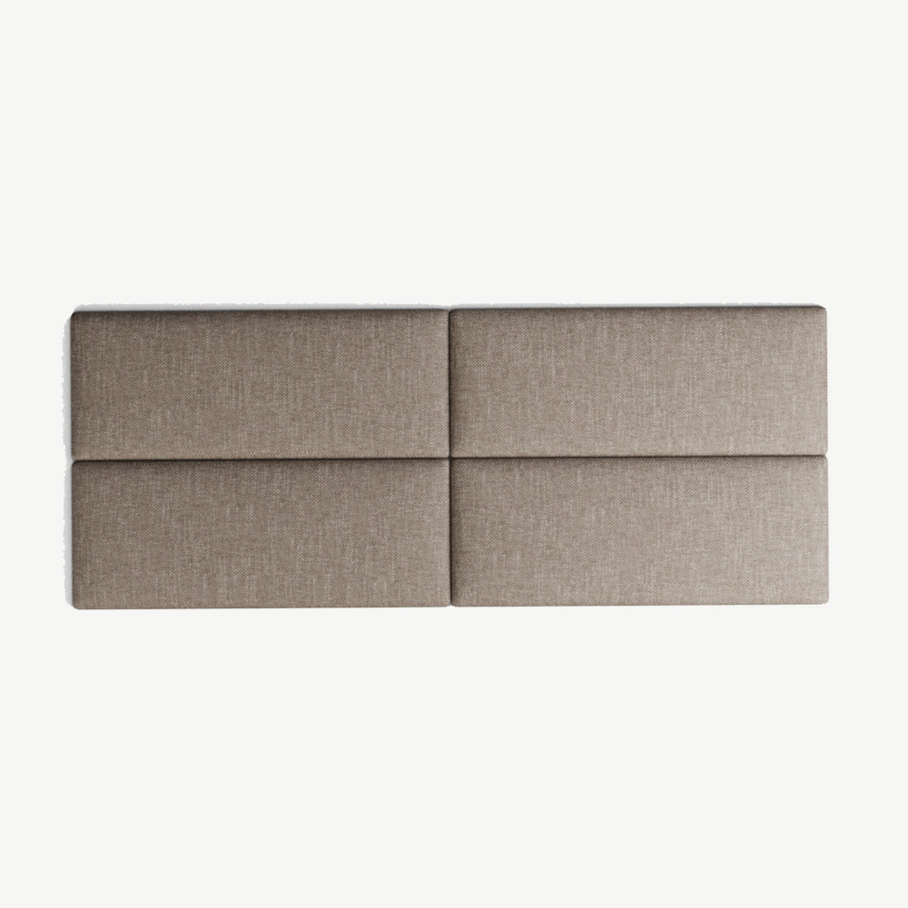 EasyMount Upholstered Wall Panels Pack of 4 in Natural