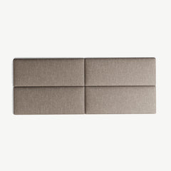 EasyMount Upholstered Wall Panels Pack of 2 in Natural