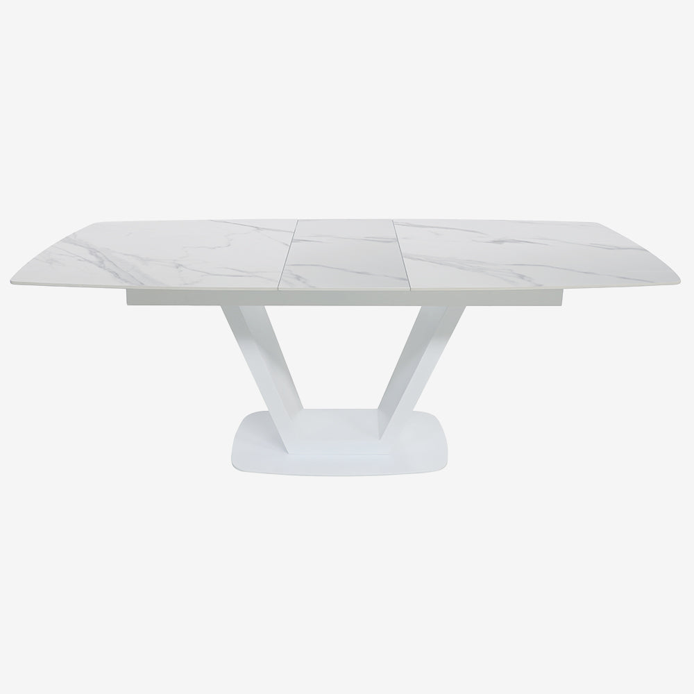 Cordova Extending Dining Table in White