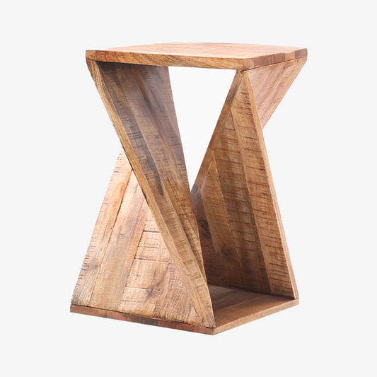 Una Z-Shaped End Table