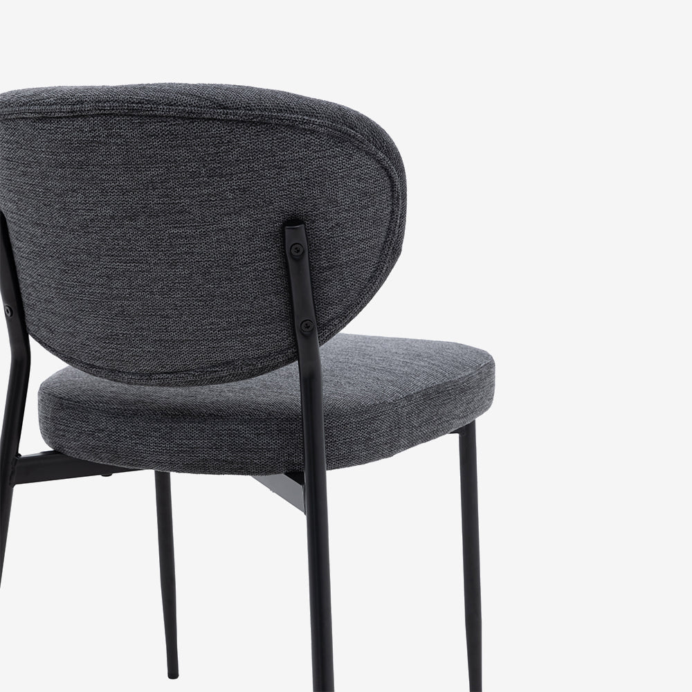 Haxton Dining Chair in Charcoal