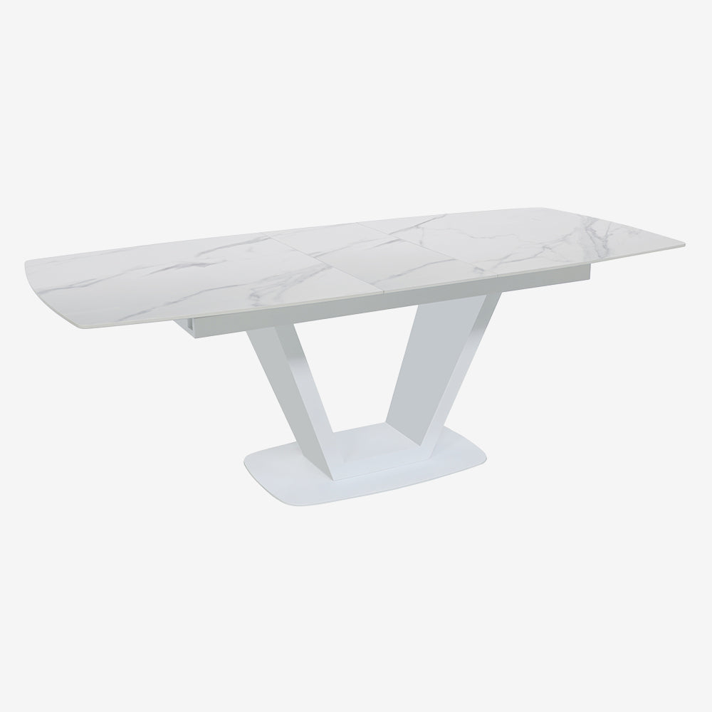 Cordova Extending Dining Table in White