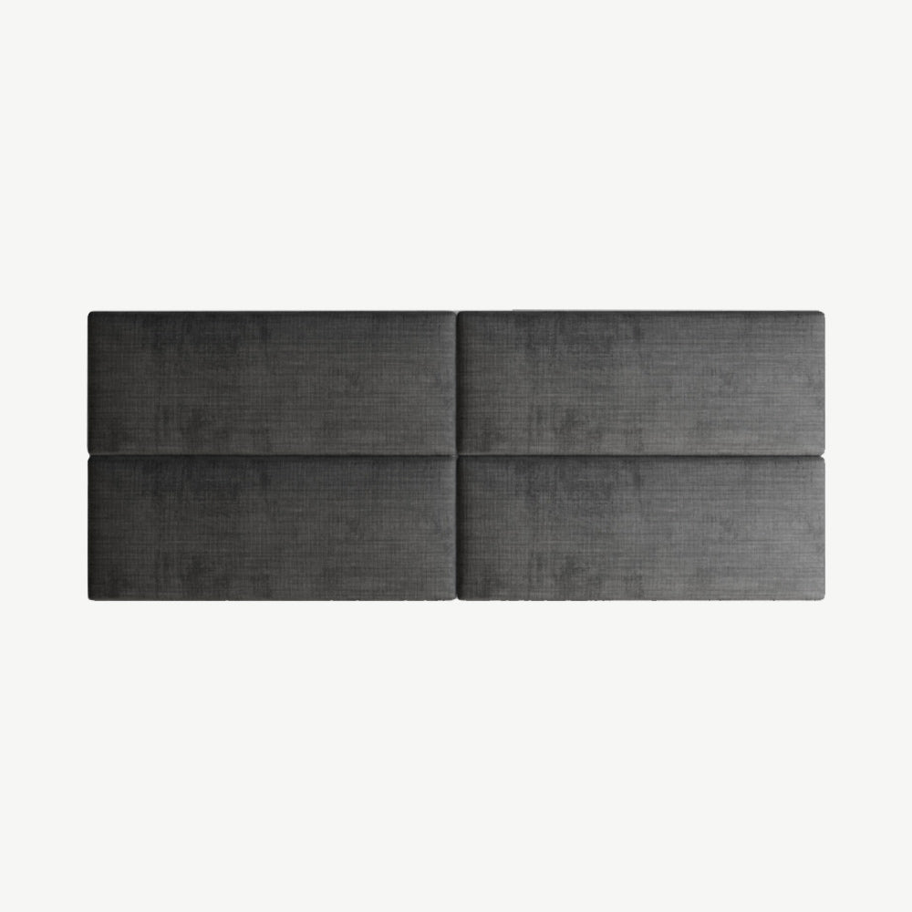 EasyMount Upholstered Wall Panels Pack of 2 in Charcoal-1