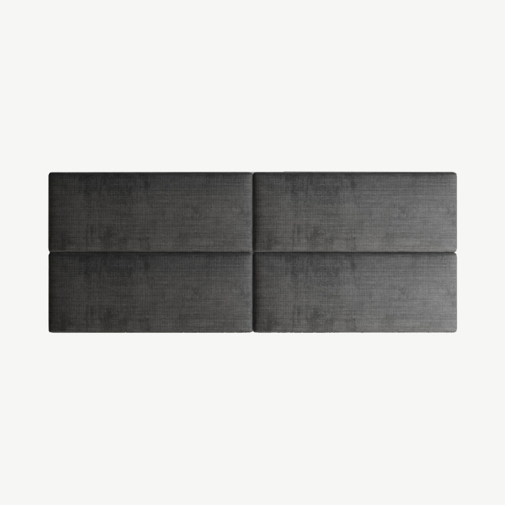 EasyMount Upholstered Wall Panels Pack of 4 in charcoal-1