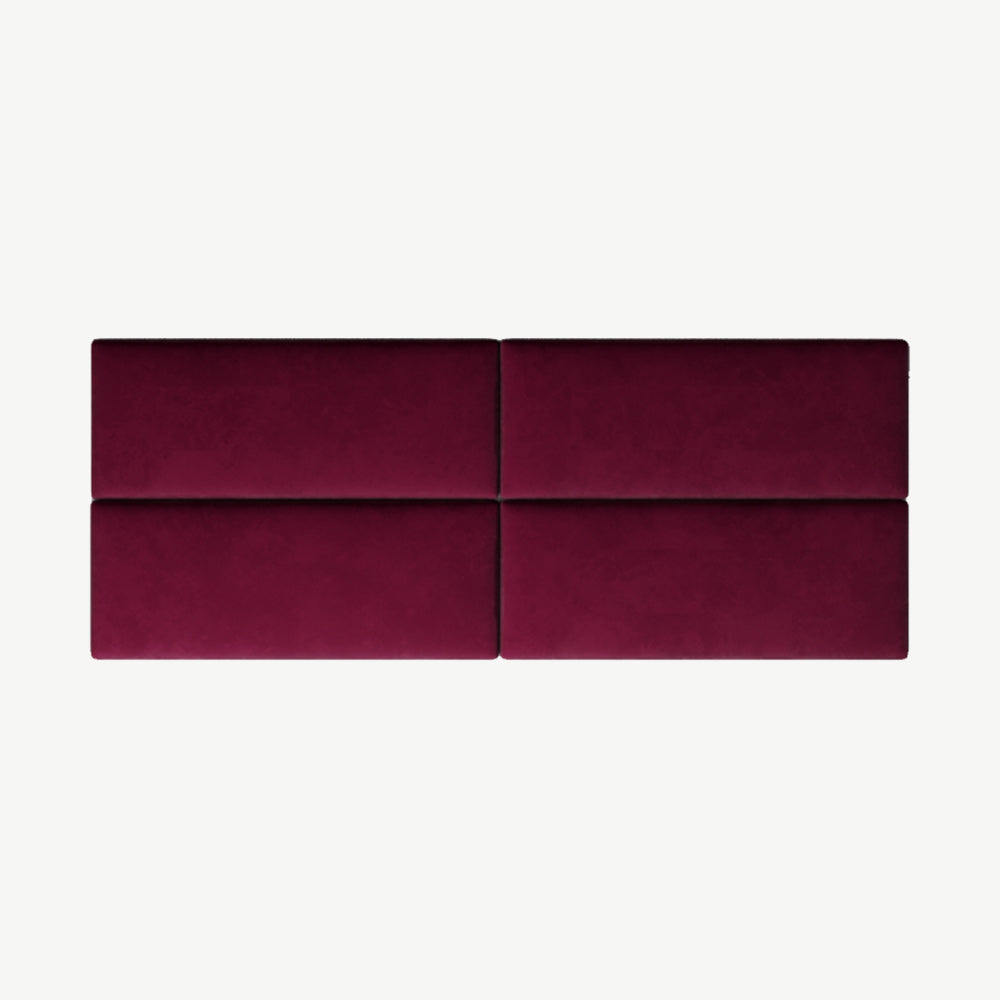 EasyMount Upholstered Wall Panels Pack of 2 in Berry