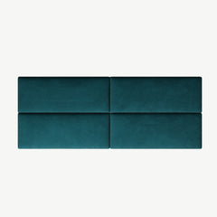 EasyMount Upholstered Wall Panels Pack of 2 in Emerald