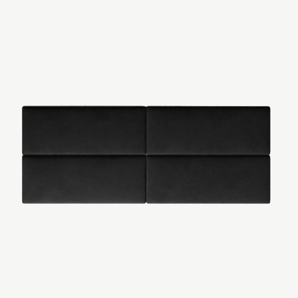 EasyMount Upholstered Wall Panels Pack of 4 in Ebony-2