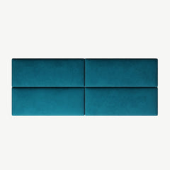 EasyMount Upholstered Wall Panels Pack of 2 in Teal