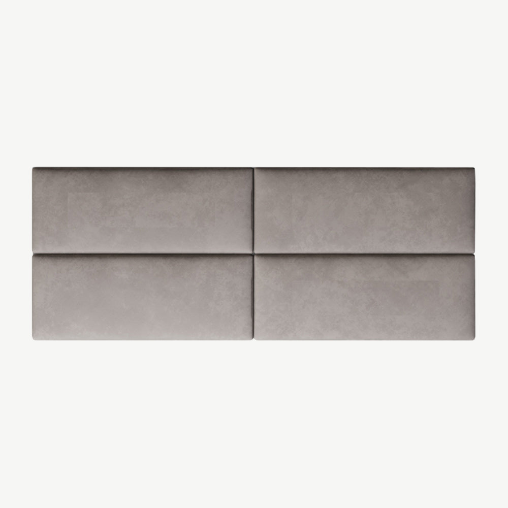 EasyMount Upholstered Wall Panels Pack of 2 in Silver-4