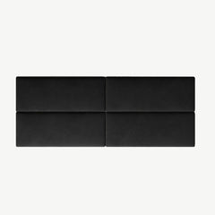 EasyMount Upholstered Wall Panels Pack of 2 in Ebony-2