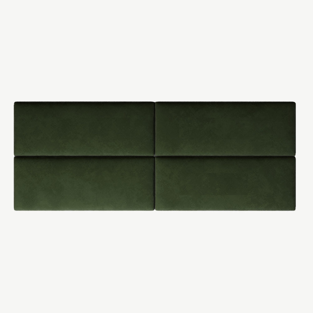 EasyMount Upholstered Wall Panels Pack of 4 in Forest-Green