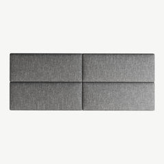 EasyMount Upholstered Wall Panels Pack of 2 in Grey-1