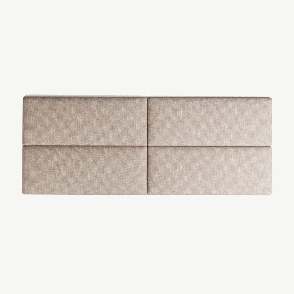 EasyMount Upholstered Wall Panels Pack of 4 in Off-White
