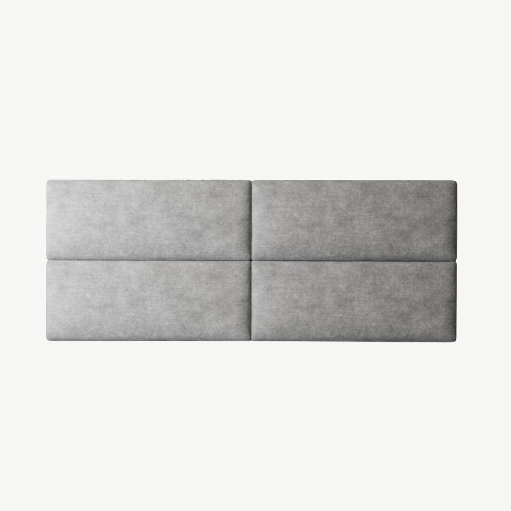 EasyMount Upholstered Wall Panels Pack of 4 in Silver-2