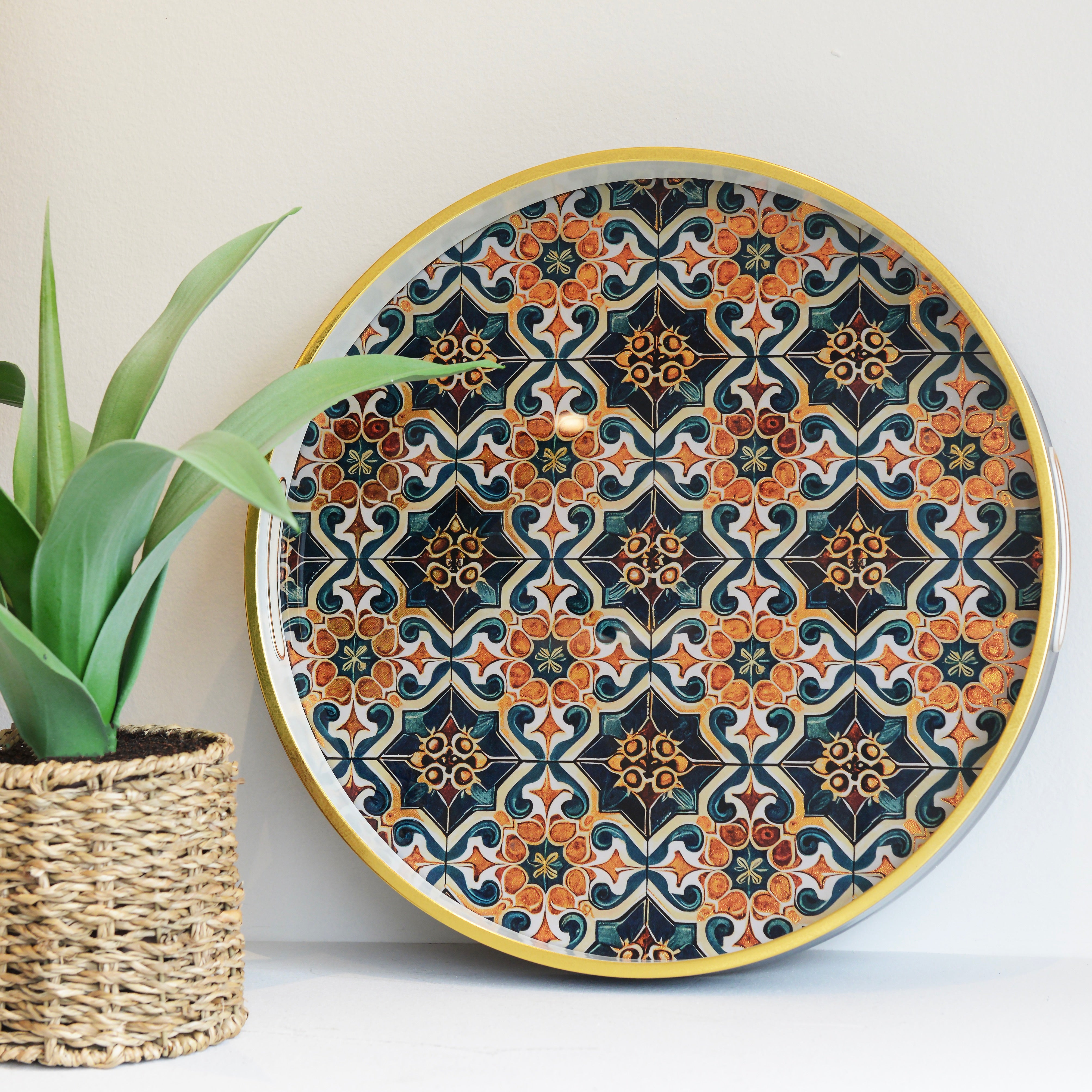 Moroccan Round Tray