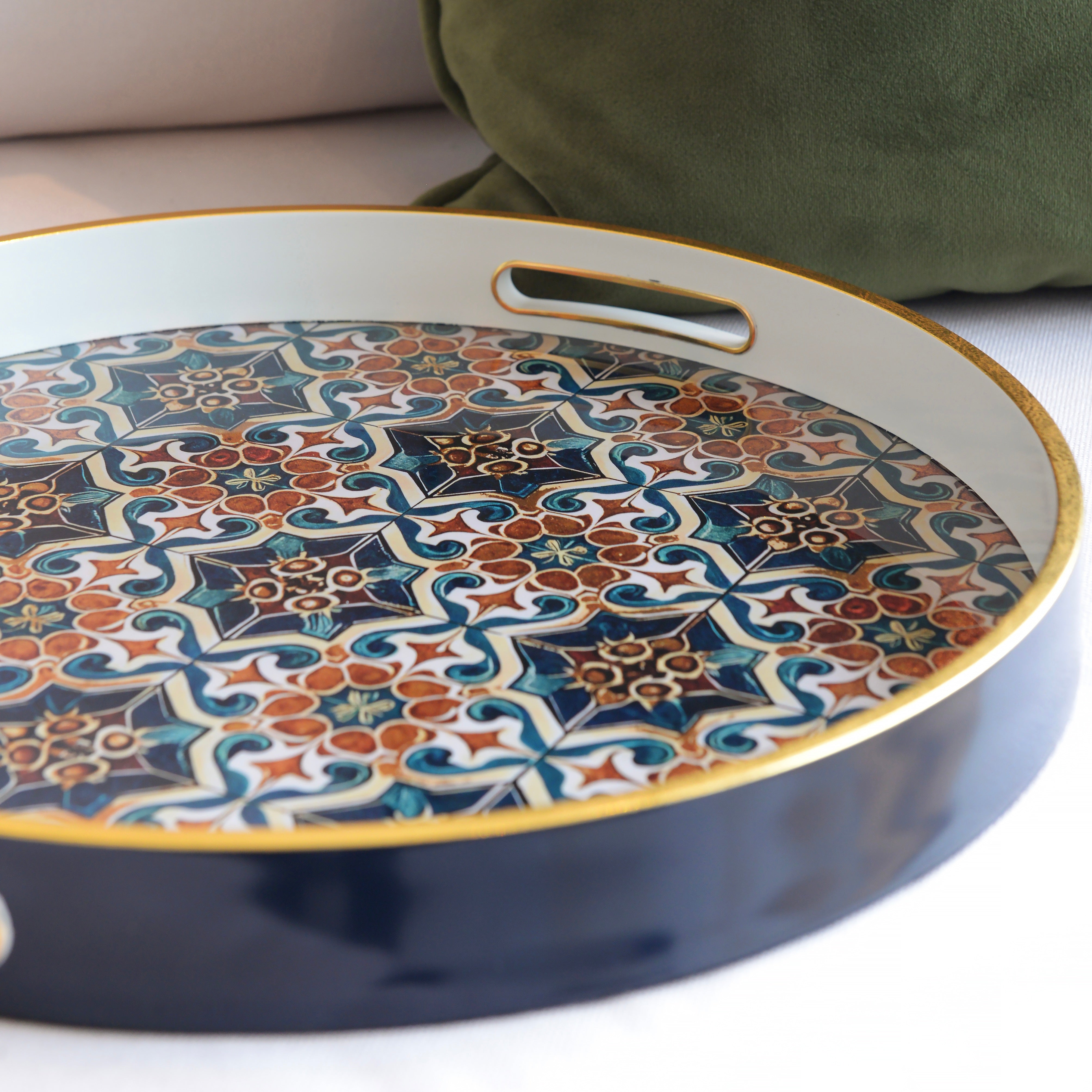 Moroccan Round Tray