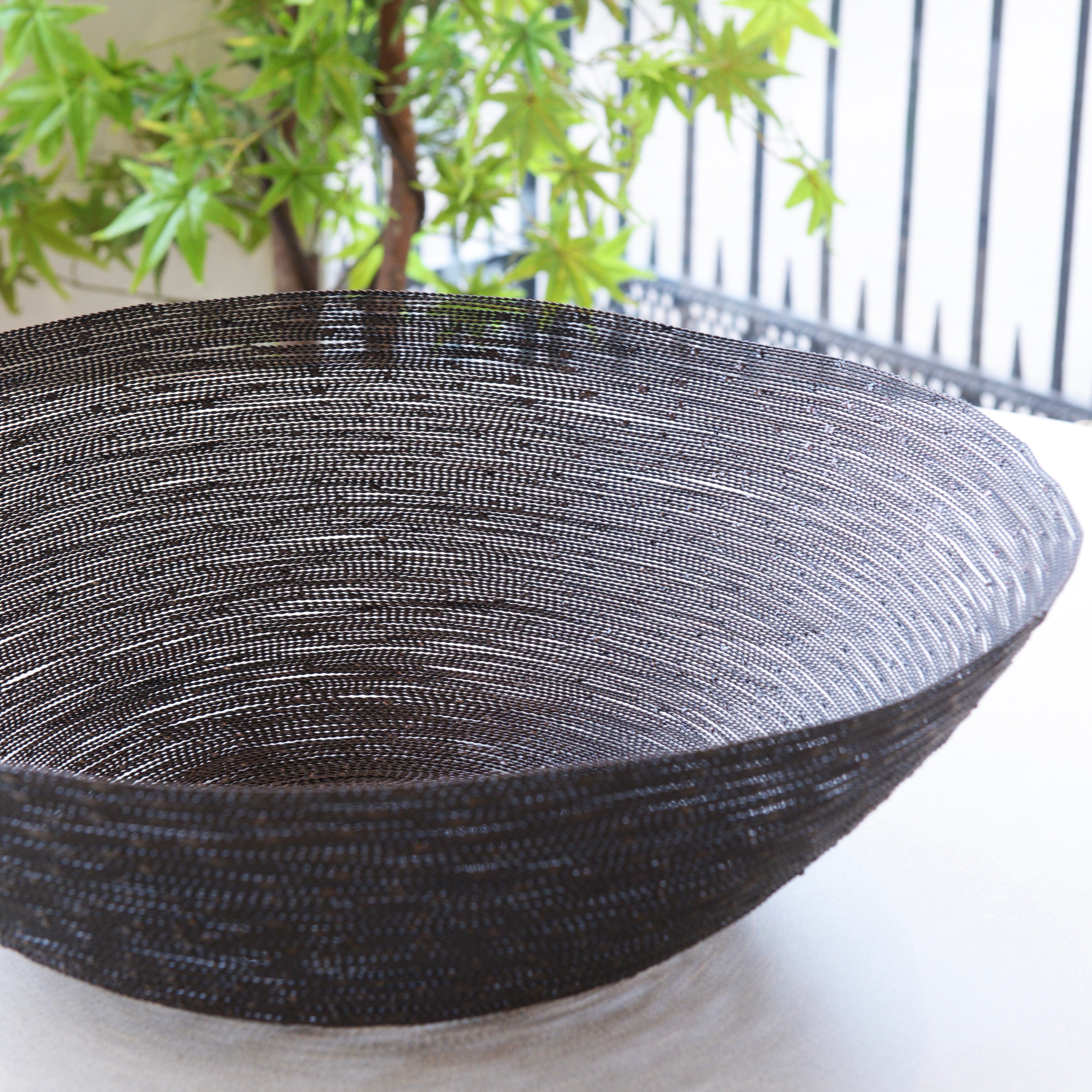 Antique Bronze Twisted Bowl