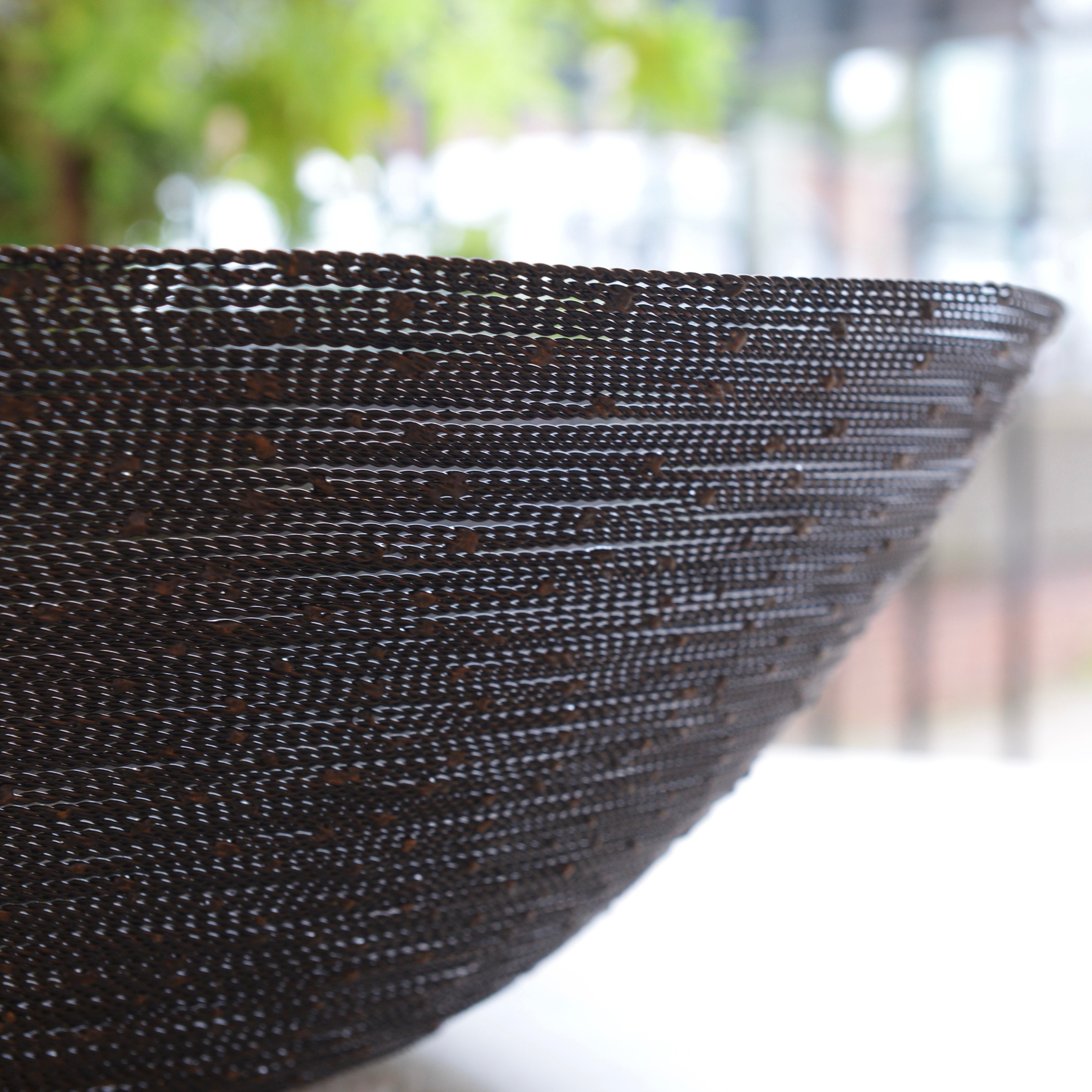 Antique Bronze Twisted Bowl