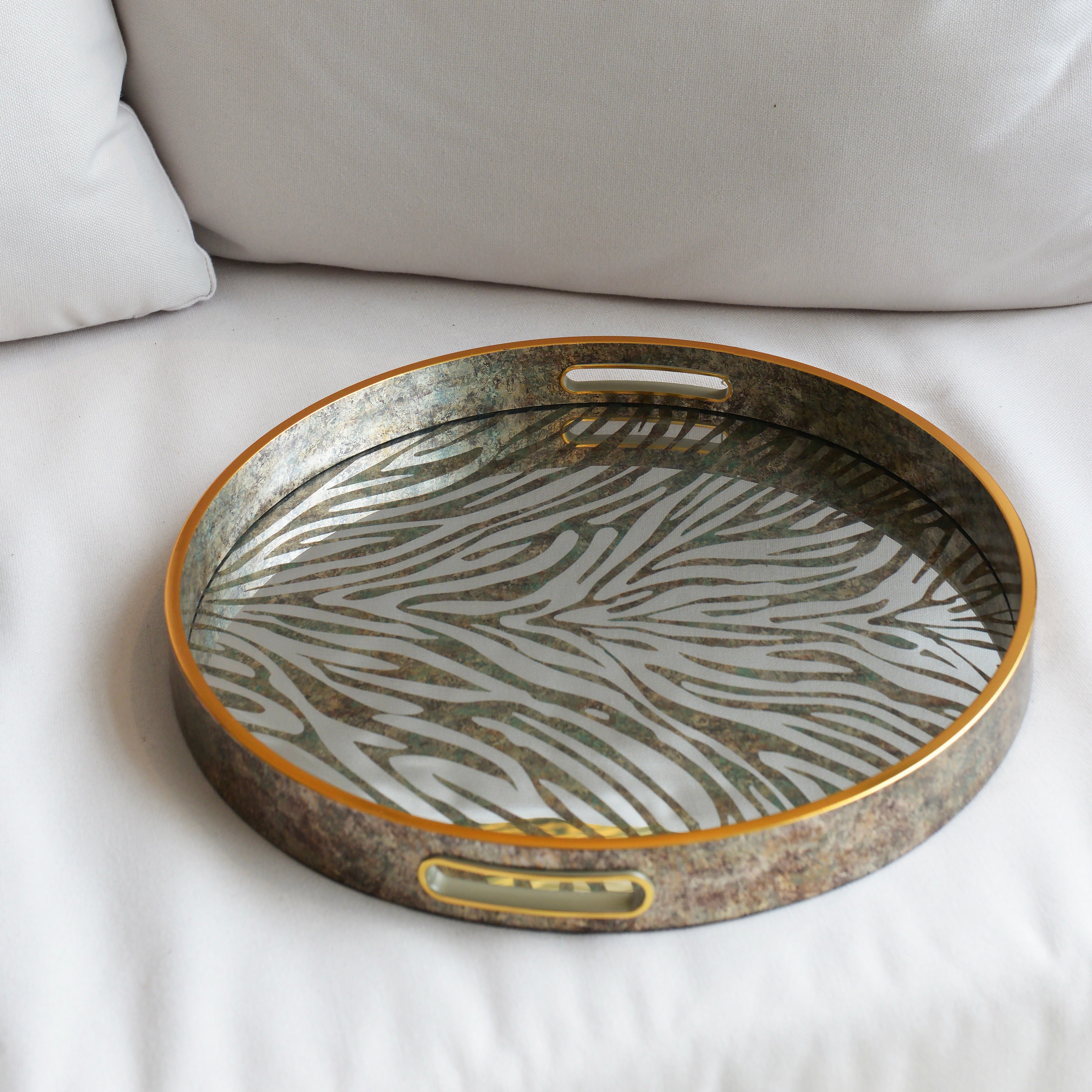 Zebra Pattern Tray