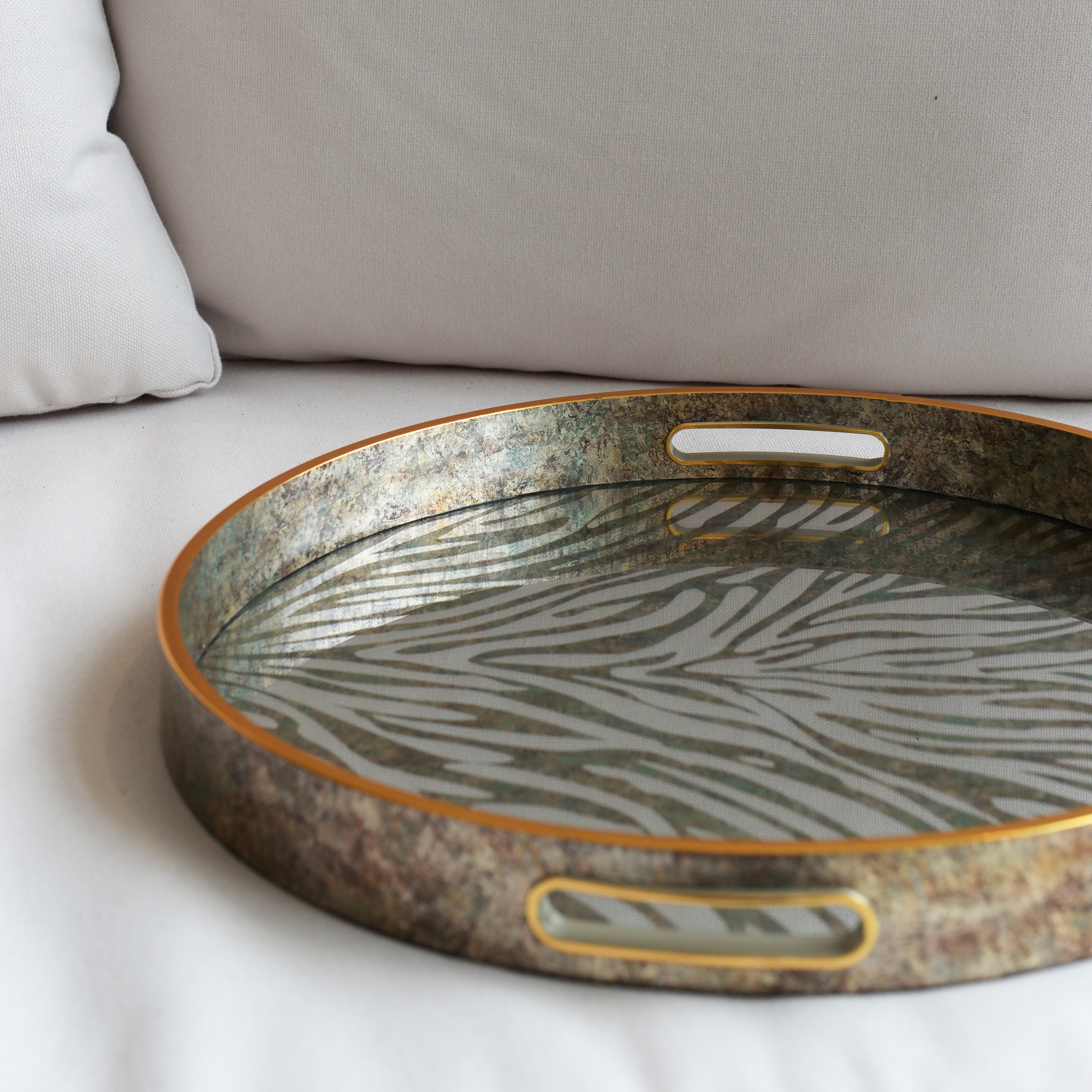 Zebra Pattern Tray