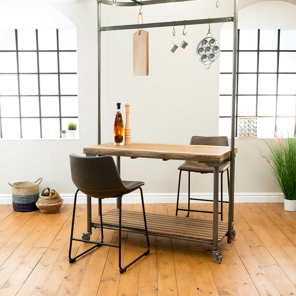 Dale Counter Stool in Grey