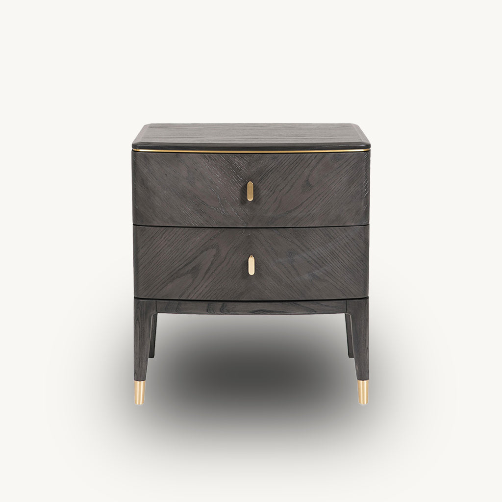 Dante Bedside Table in Black