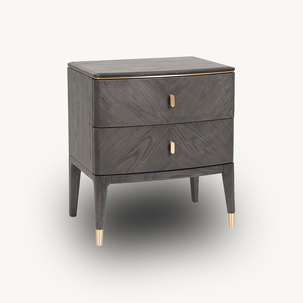 Dante Bedside Table in Black