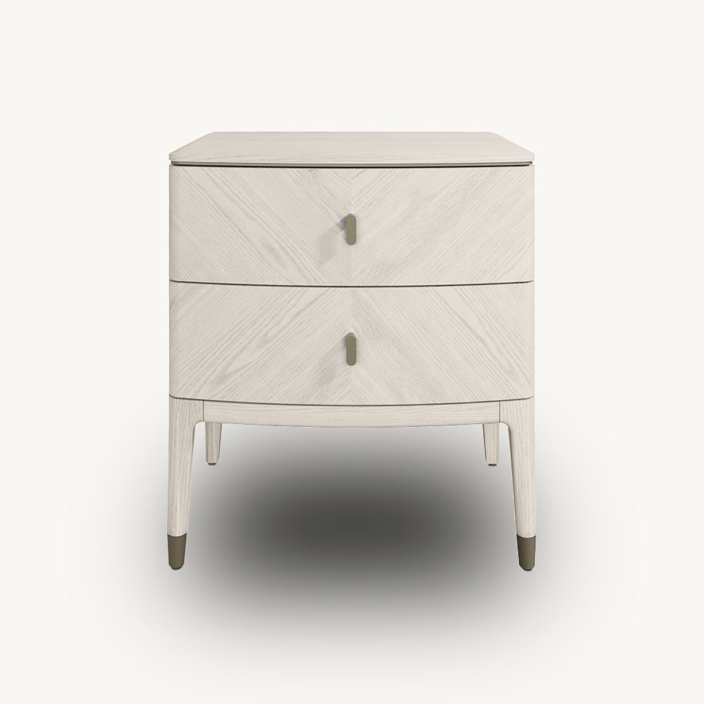 Dante Bedside Table in Stone