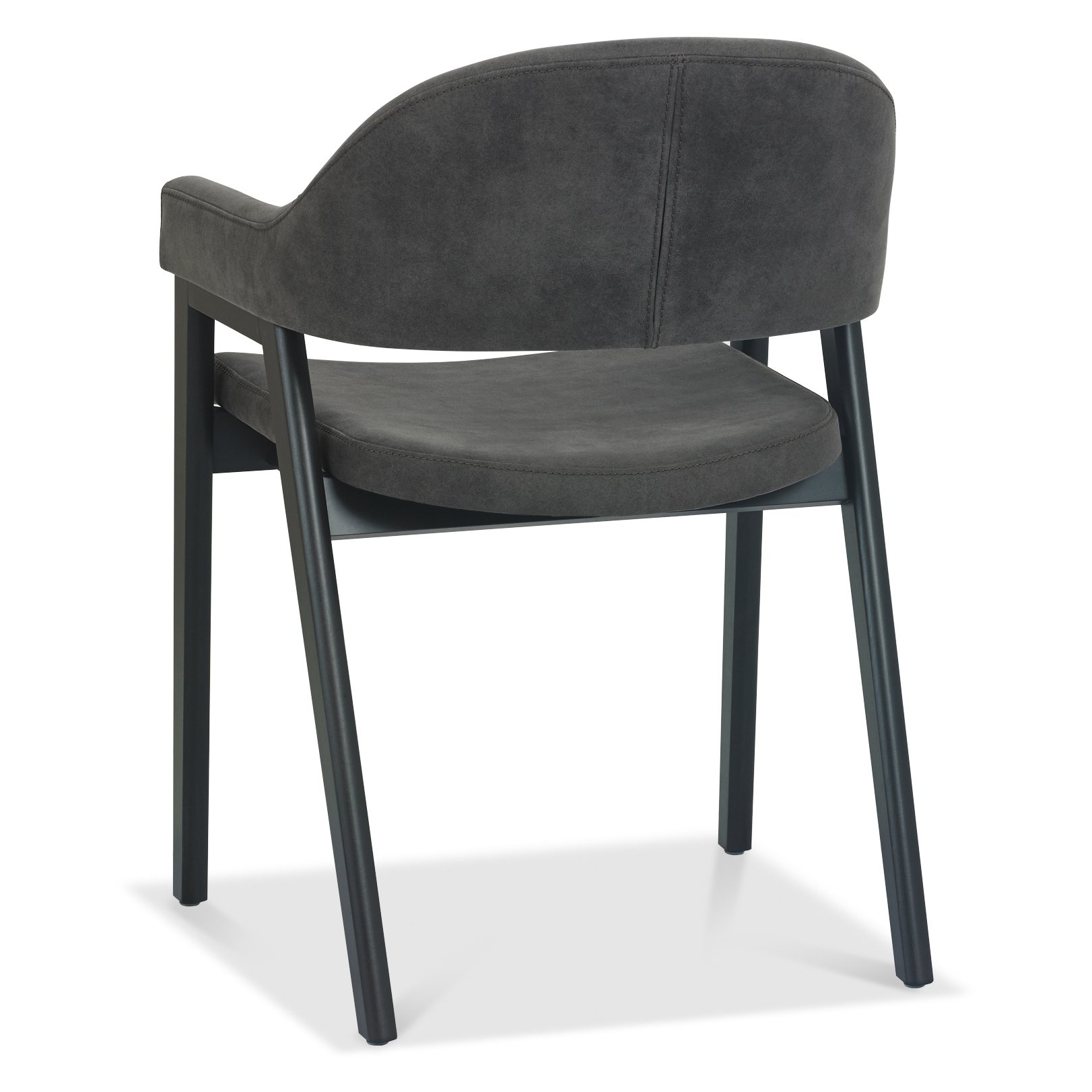Highgate Peppercorn Armchair in Dark Grey Fabric