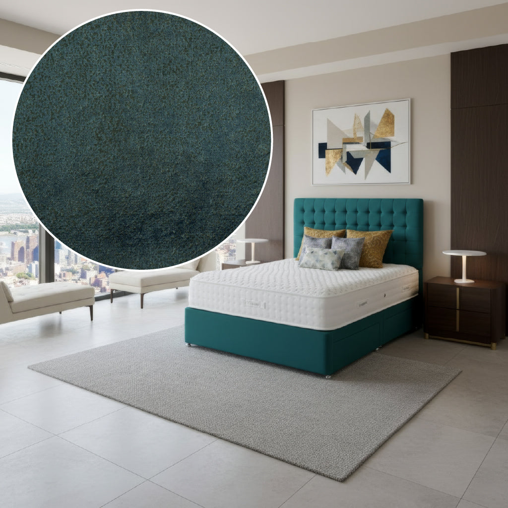 Arighi Bianchi 4 Drawer Stamford Bed in Daytona Ocean