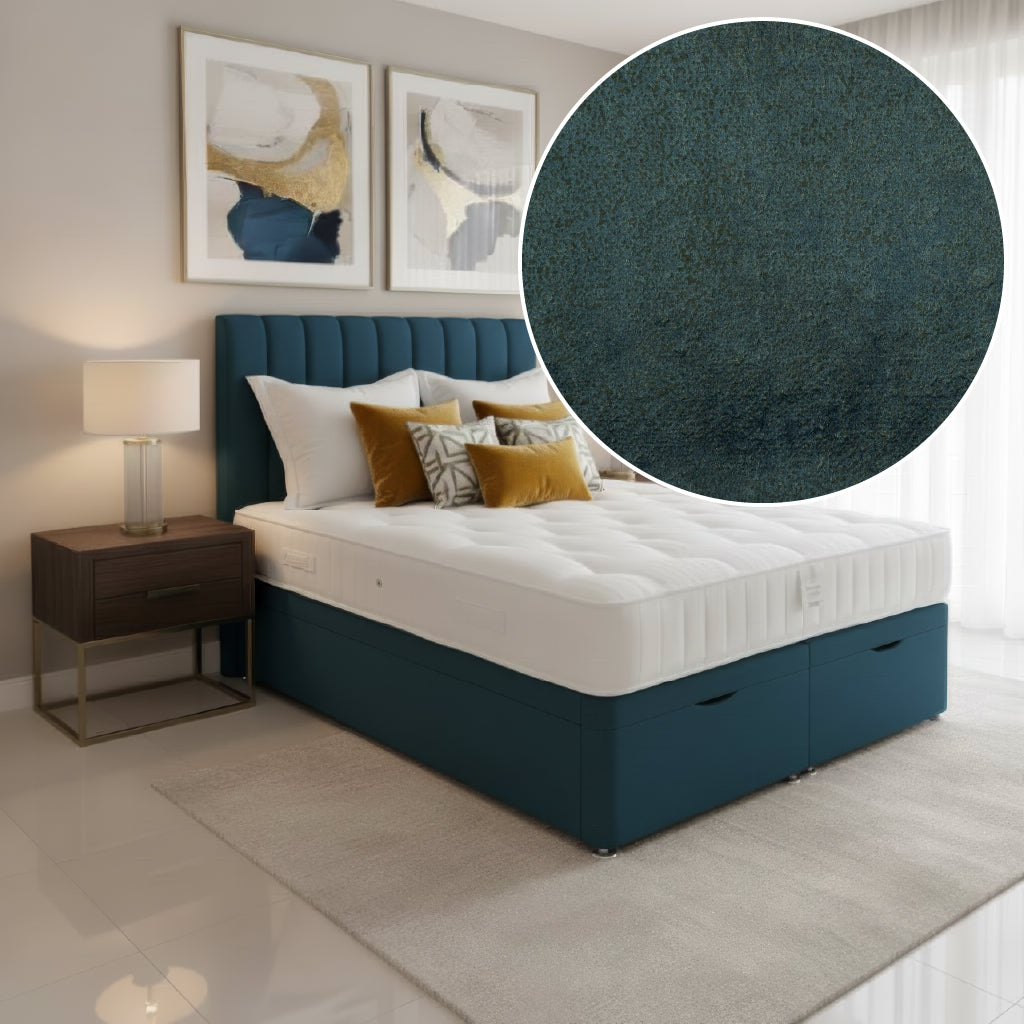 Arighi Bianchi Ottoman Gene Bed in Daytona Ocean