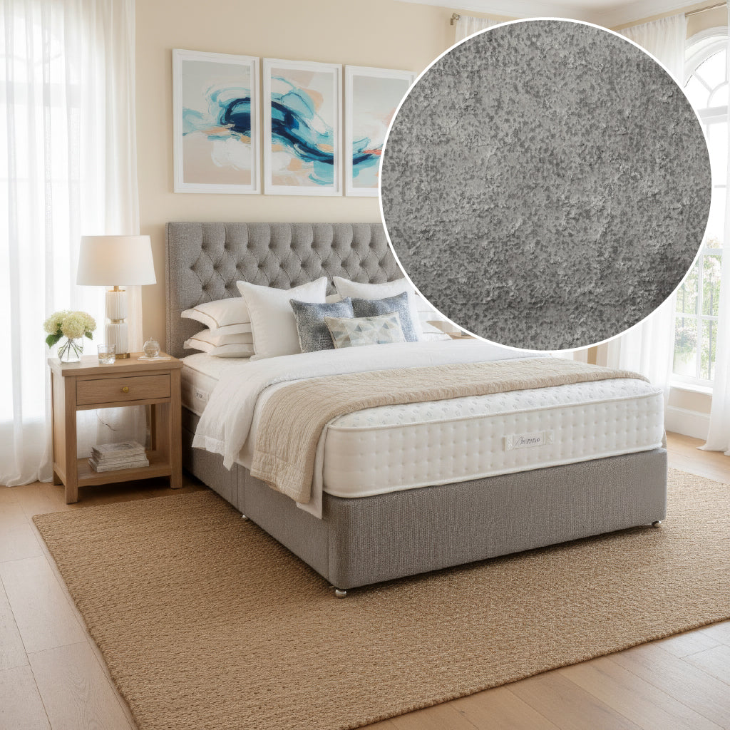 Arighi Bianchi 4 Drawer Antoinette Bed in Daytona Silver