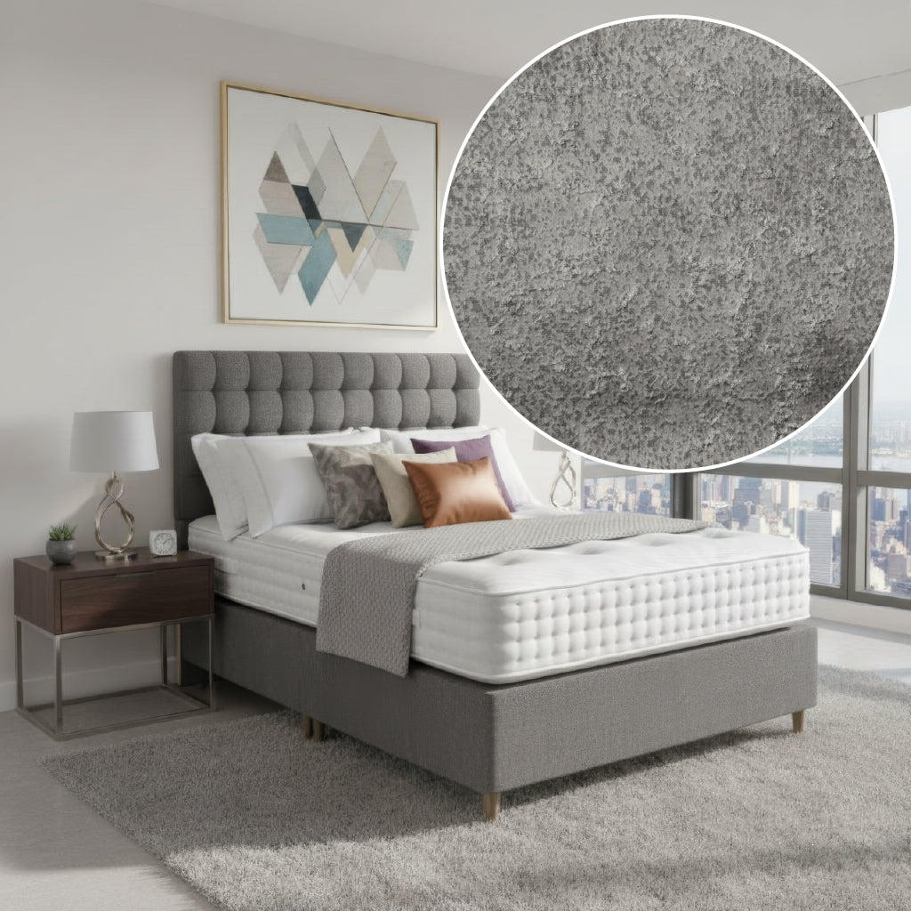 Arighi Bianchi Stamford Bed in Daytona Silver