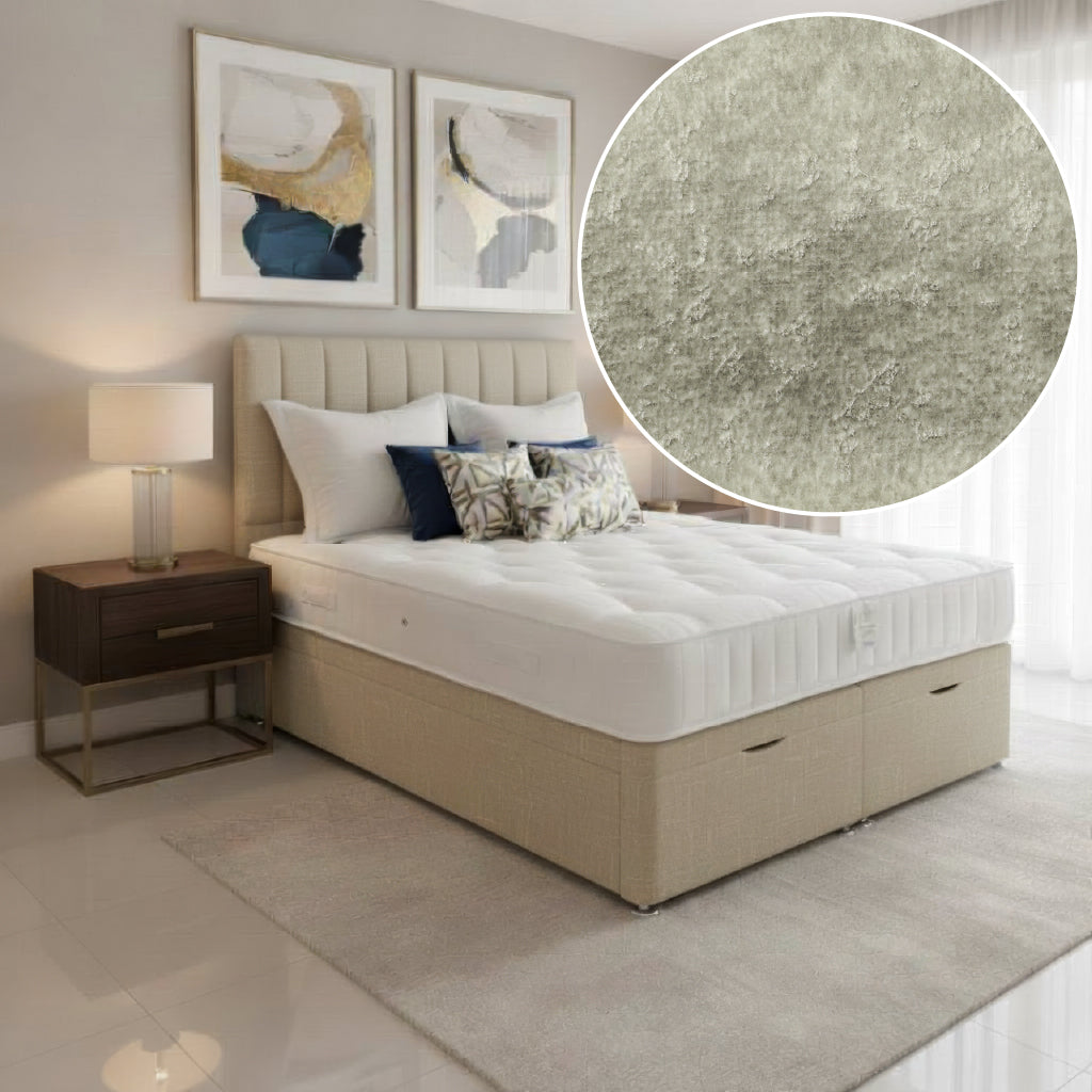 Arighi Bianchi Ottoman Gene Bed in Daytona Stone