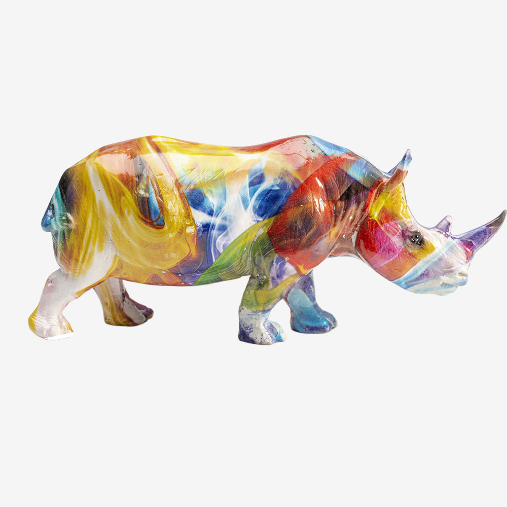 Deco Coloured Rhino