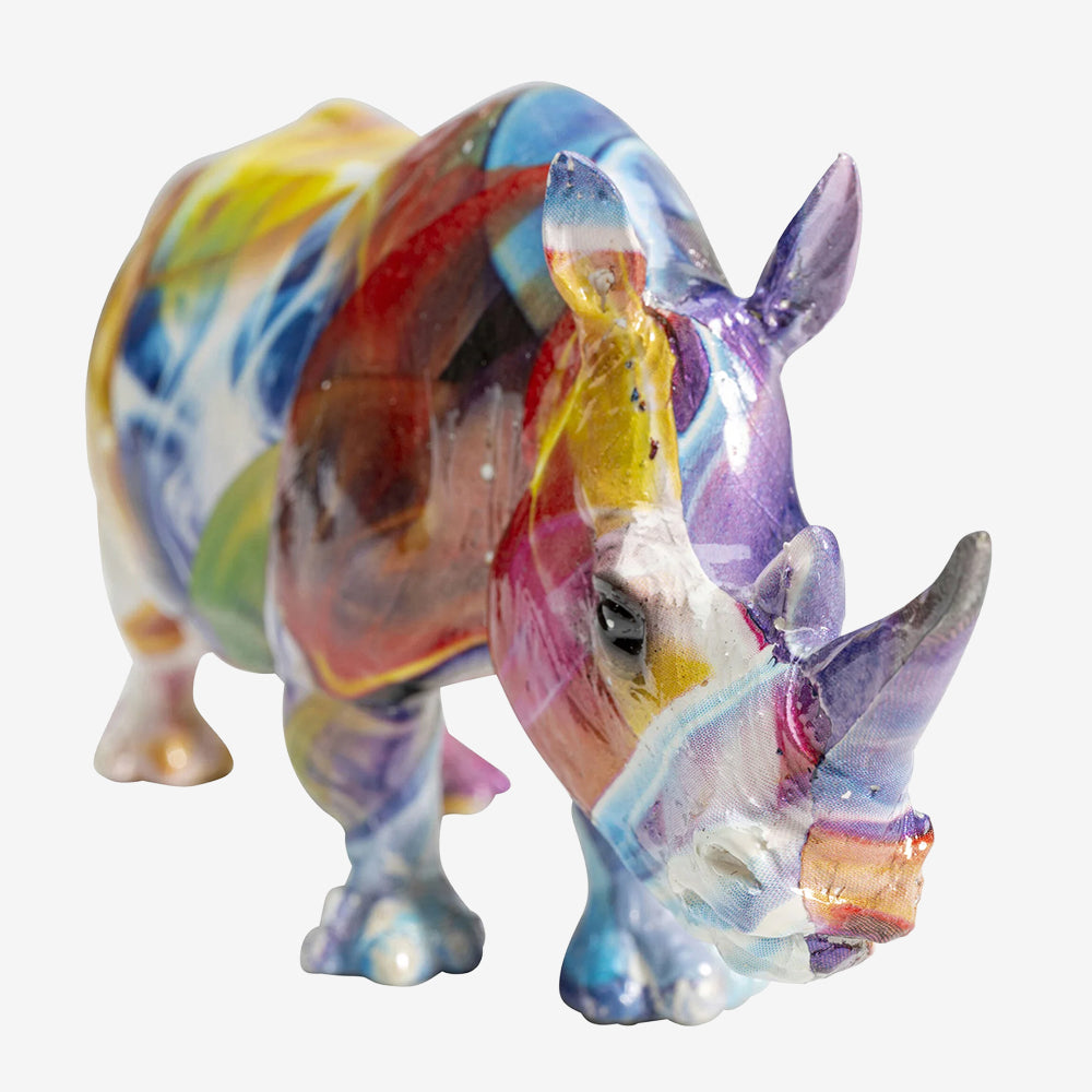 Deco Coloured Rhino