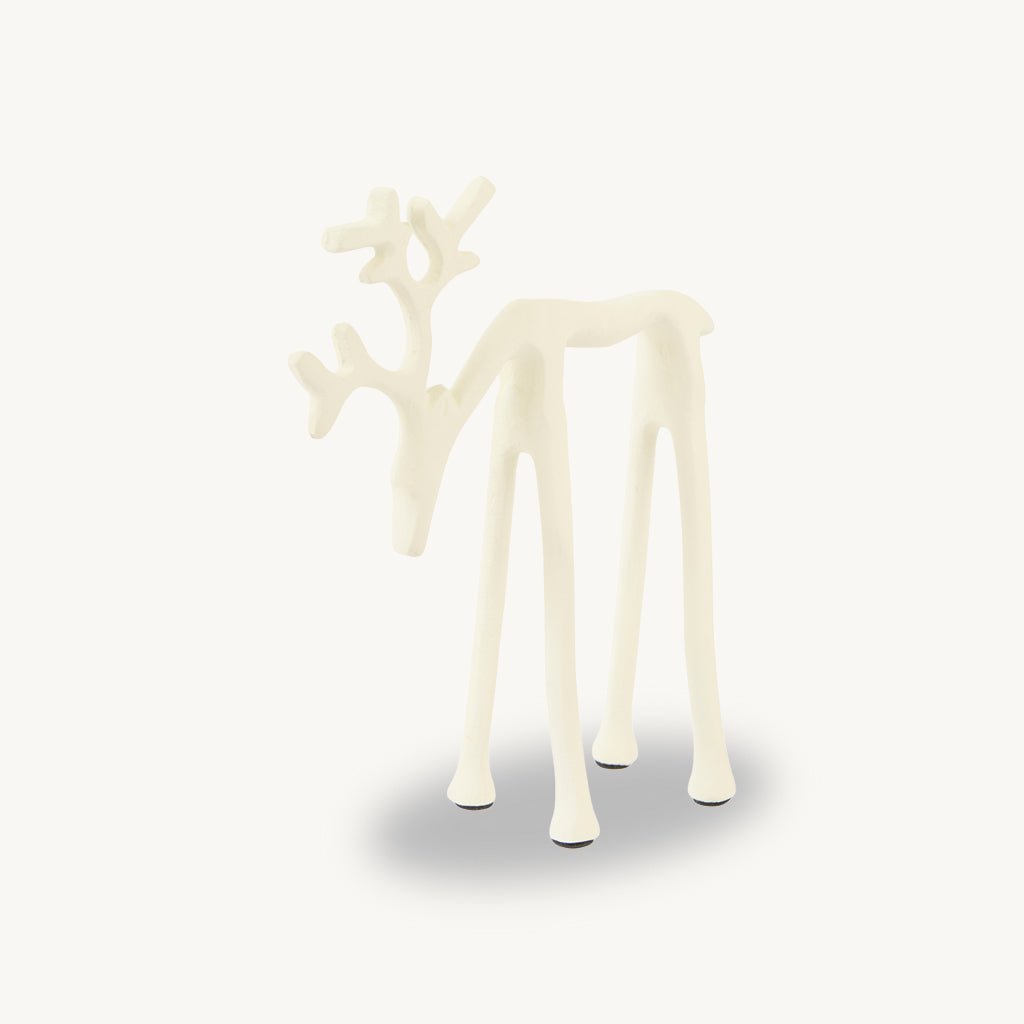 Metal Abstract Deer Ornament
