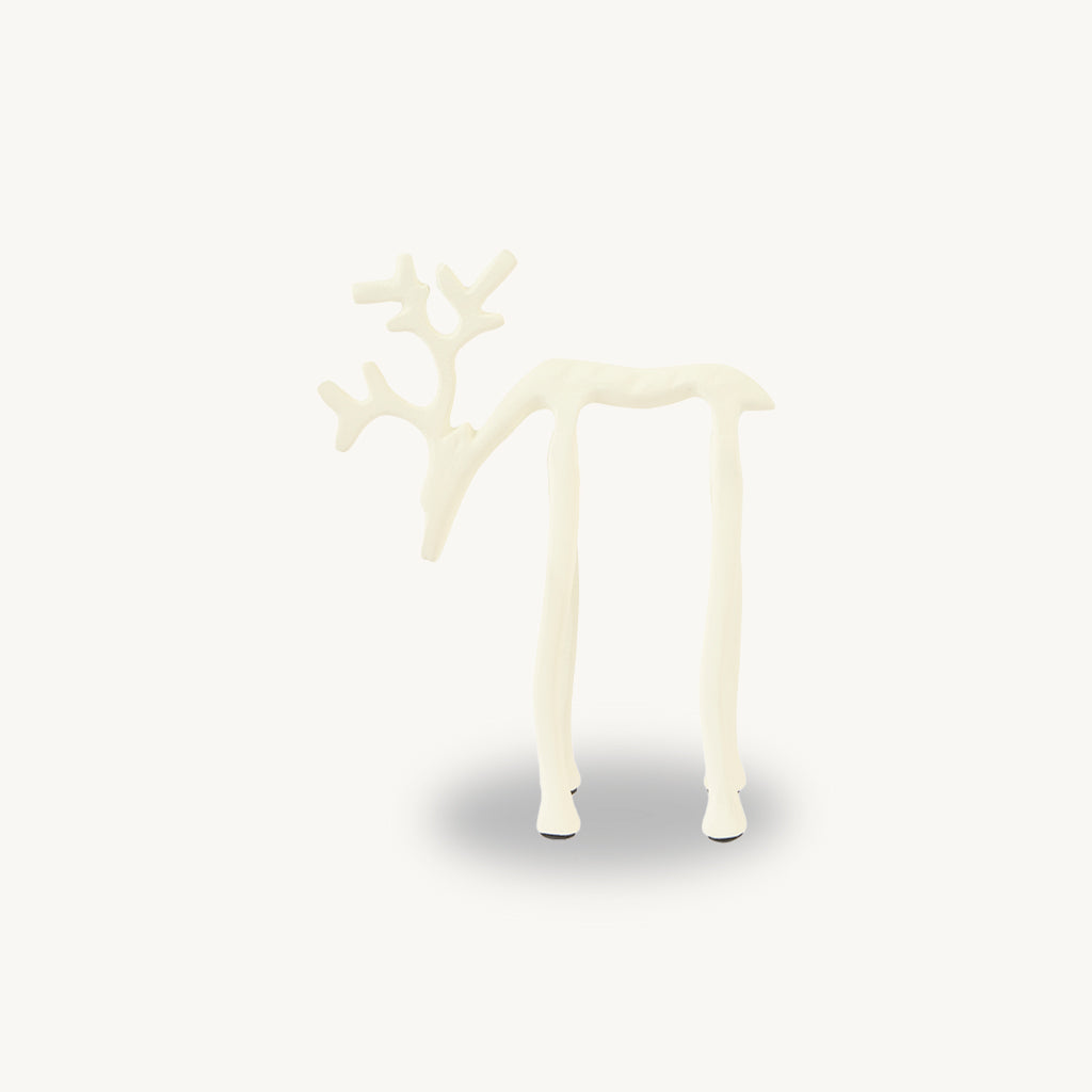 Metal Abstract Deer Ornament