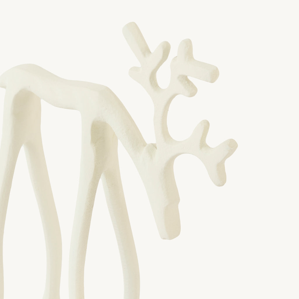 Metal Abstract Deer Ornament