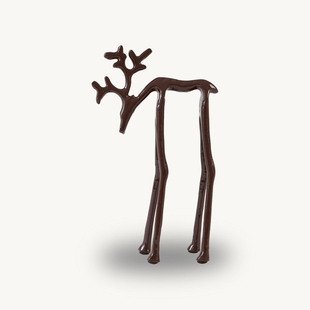 Metal Abstract Deer Ornament