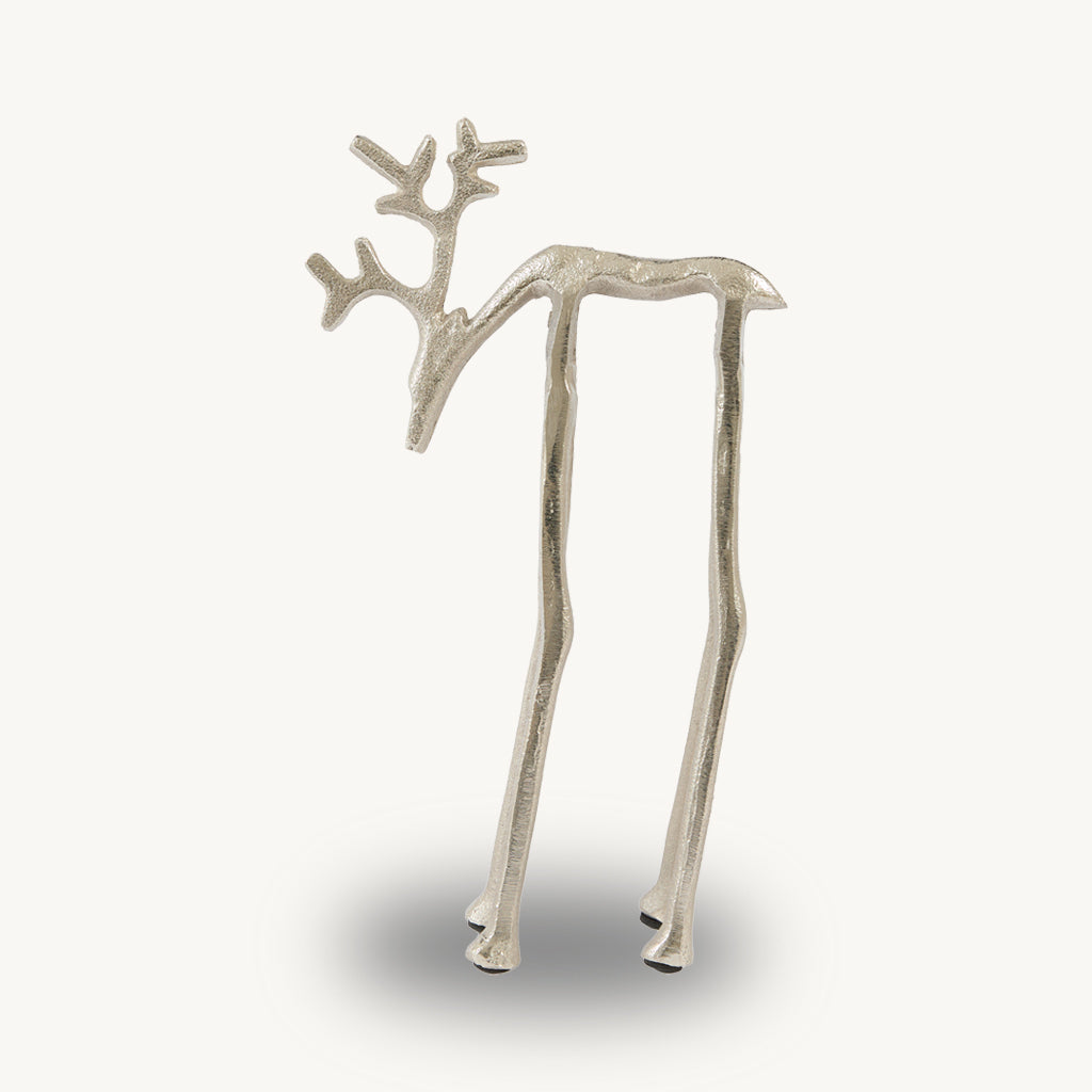 Metal Abstract Deer Ornament