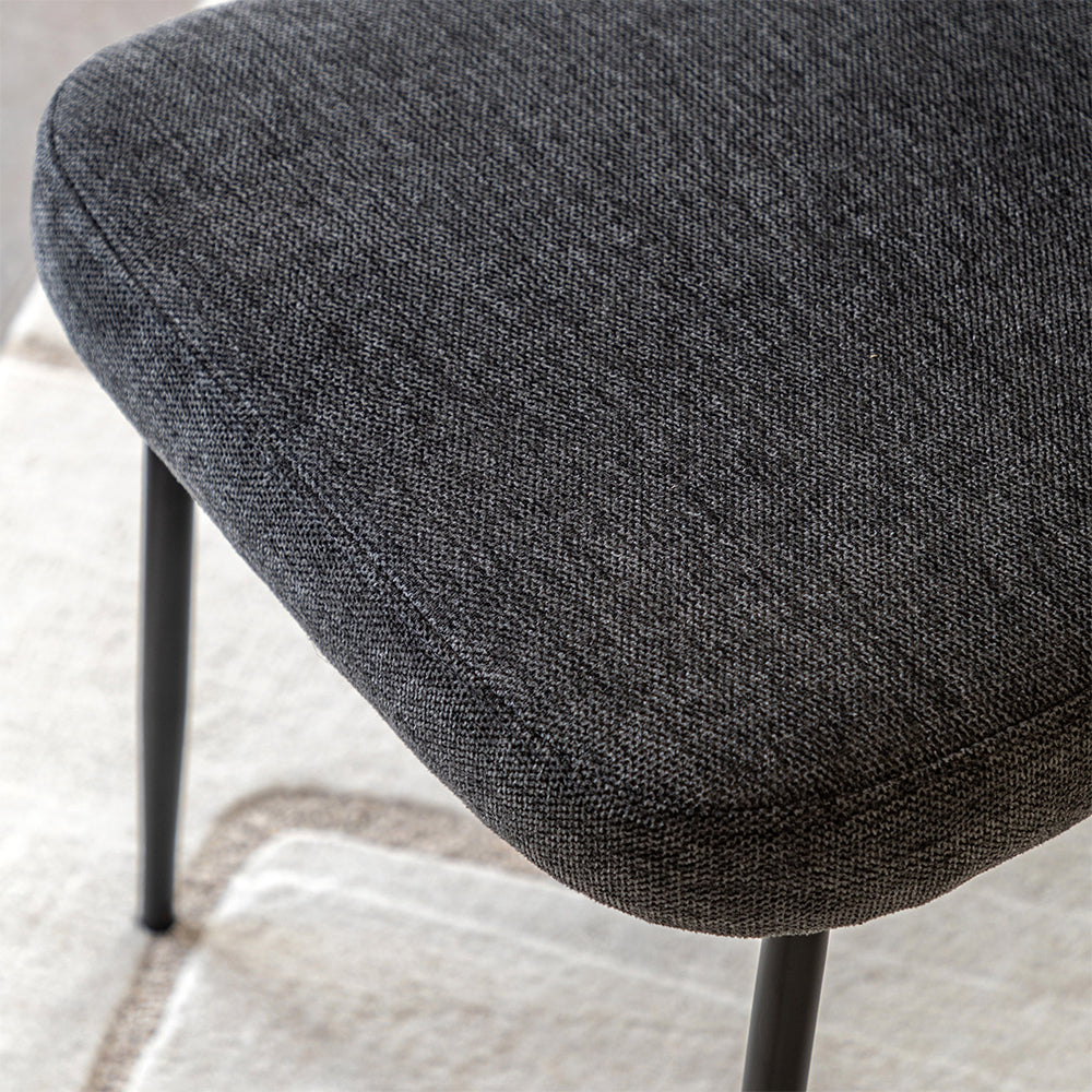 Haxton Dining Chair in Charcoal