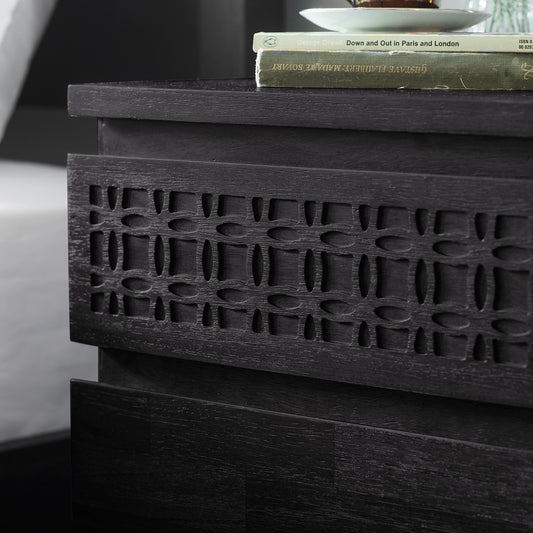 Akari 2 Drawer Bedside Cabinet