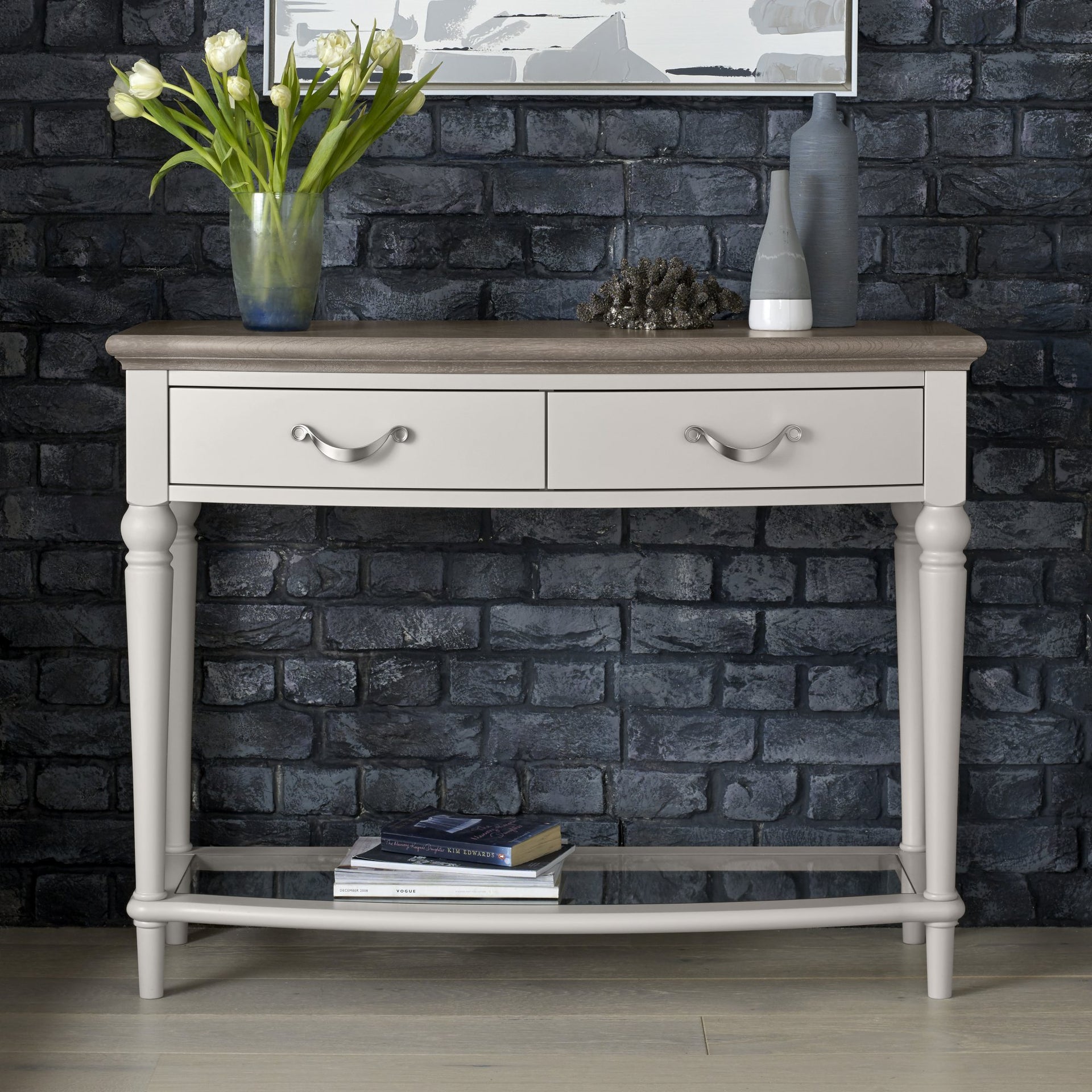 Dieppe Washed Oak & Console Table