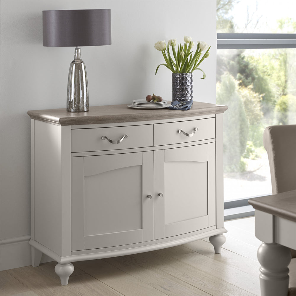 Dieppe Washed Oak & Narrow Sideboard