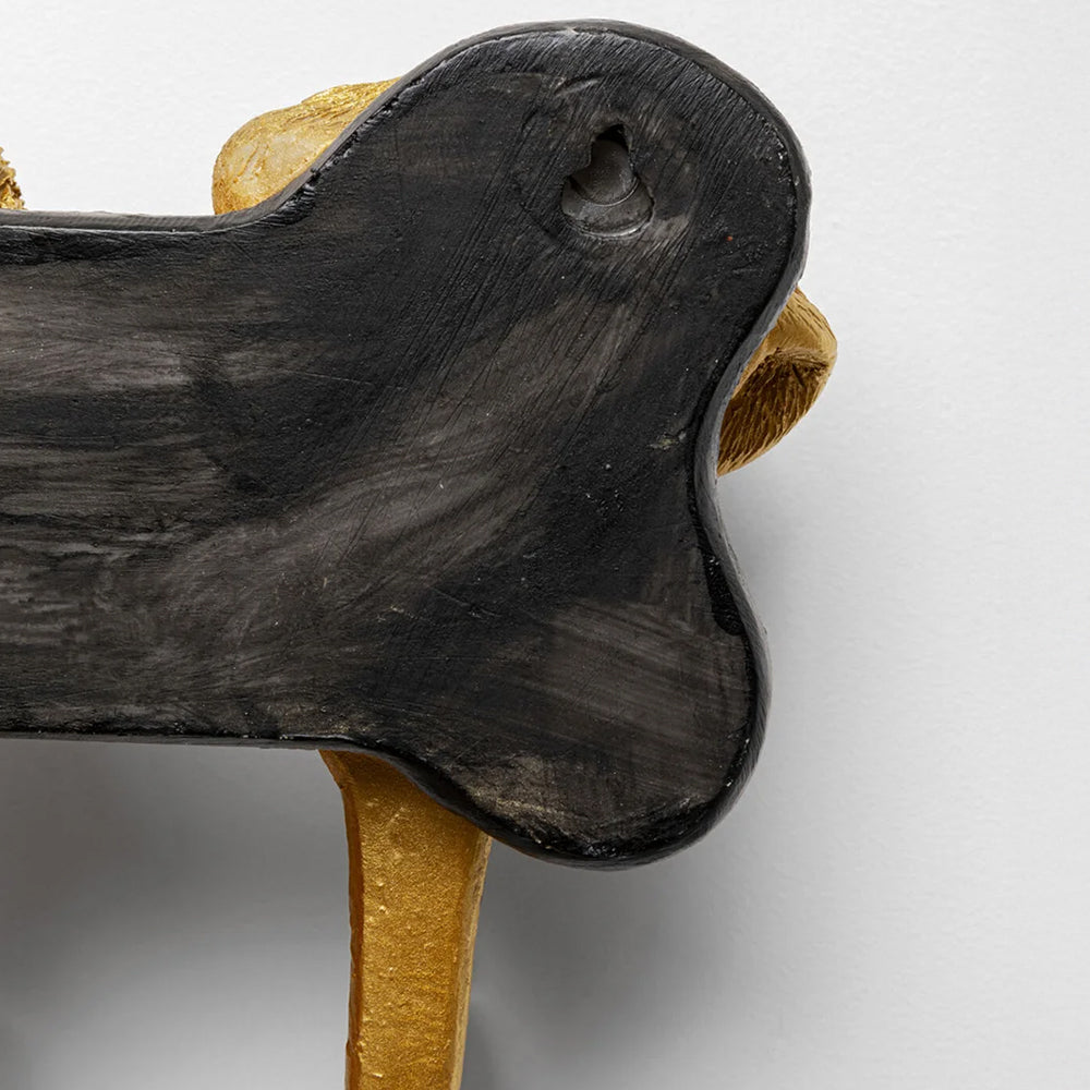 Dog Family Gold Coat Rack