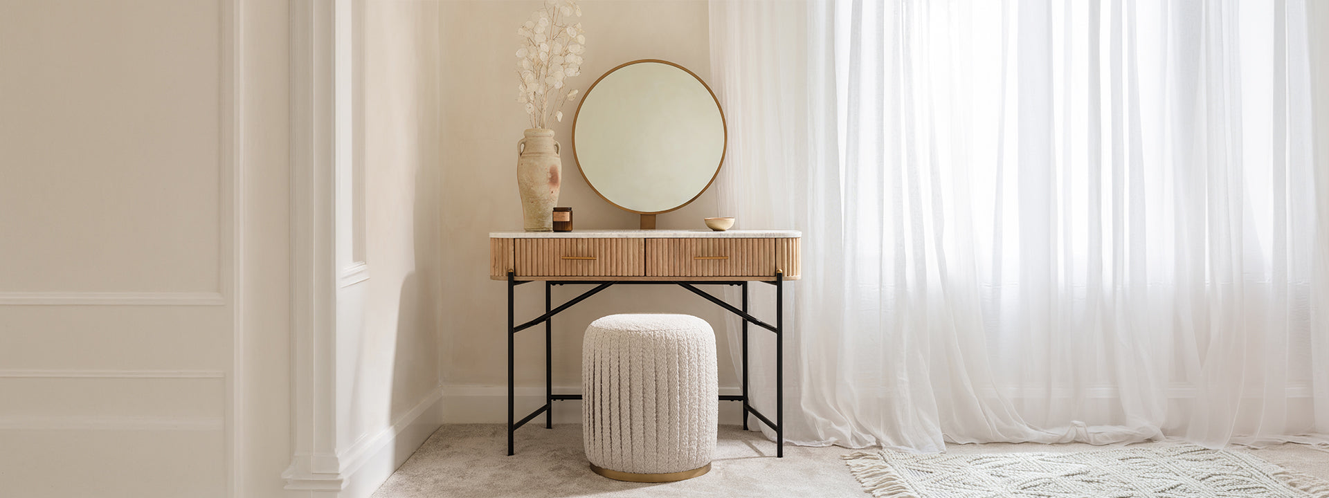designer dressing table uk Majestic Ivory Lacquered Dressing Table Quilted Nubuck Elegance by Luxury Group International
