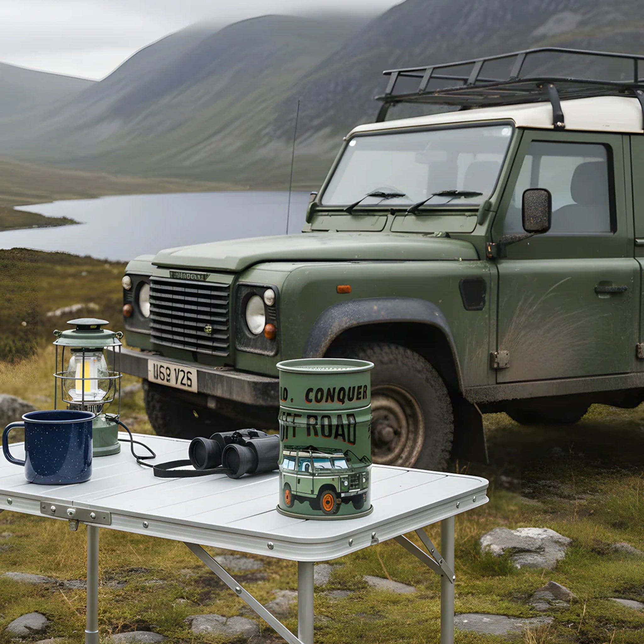 DrumBeat Bluetooth Speaker in 4x4 Green